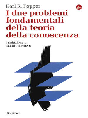 cover image of I due problemi fondamentali della teoria della conoscenza